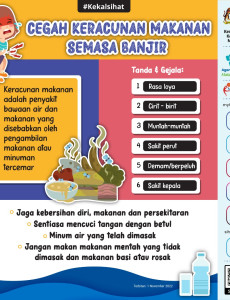 Cegah Keracunan Makanan Semasa Banjir